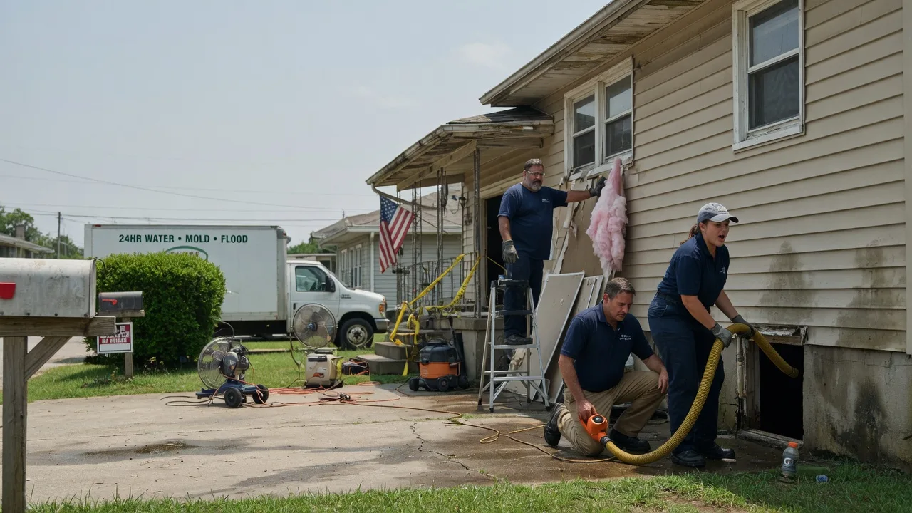Water Damage Repair in Sparks, OK near me